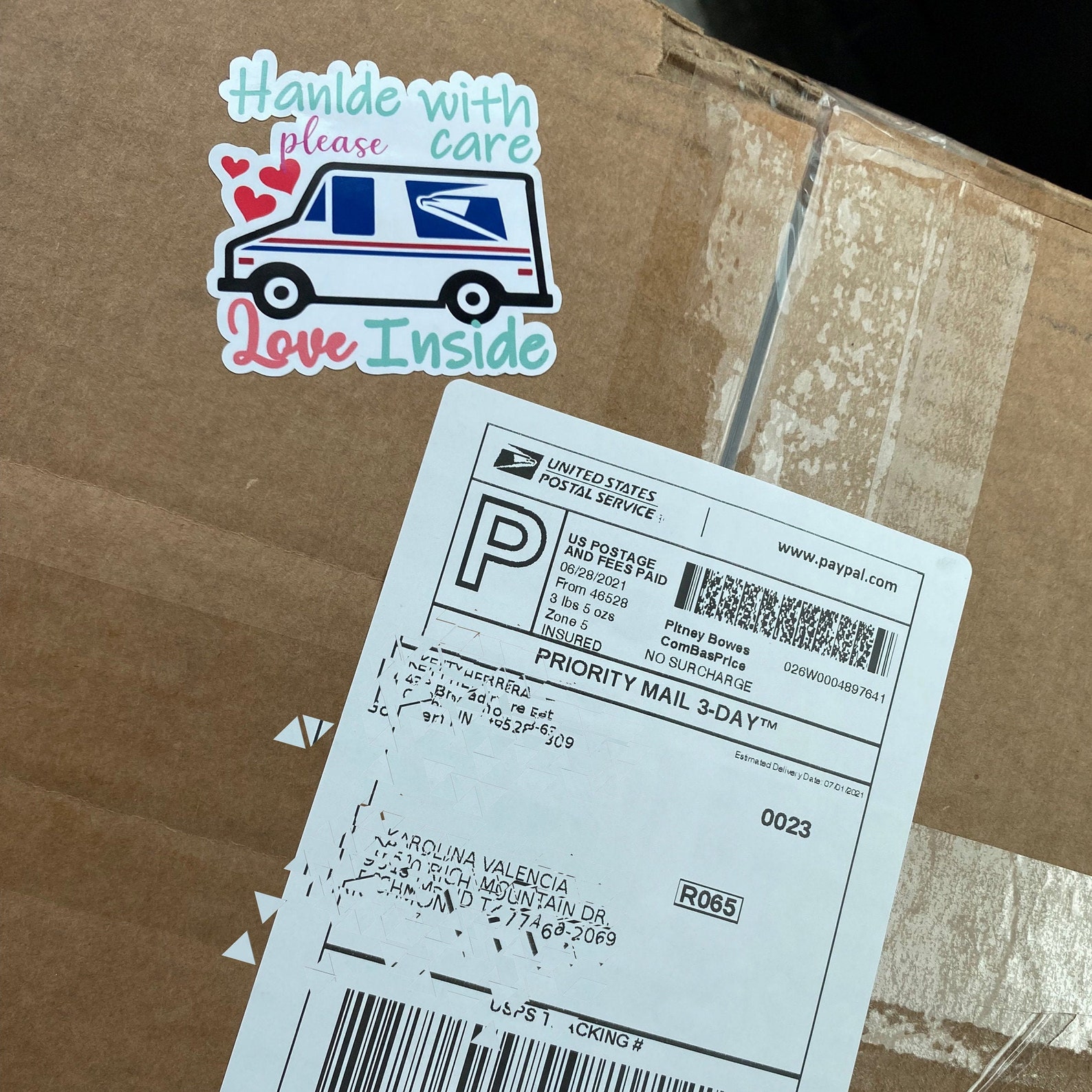 Usps. UPS. Fedex. Automatic Download Shipping Stickers. Etsy