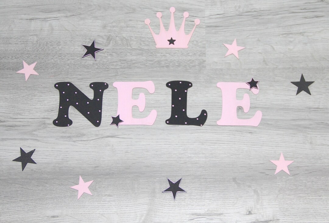 Wooden Letters for Girls - Etsy
