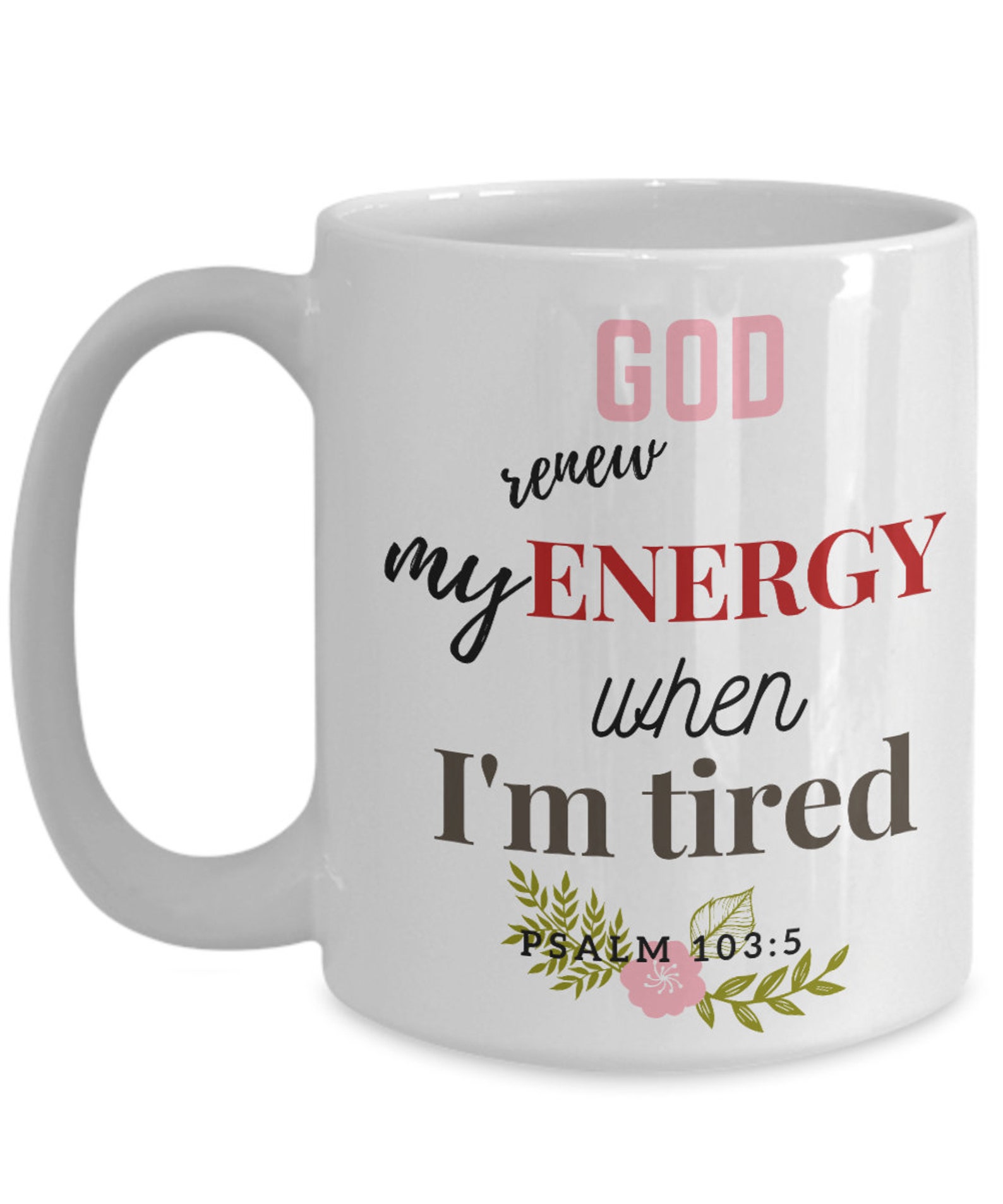 Psalm 1035 Scripture Coffee Mug Bible Verse Quotes Cup