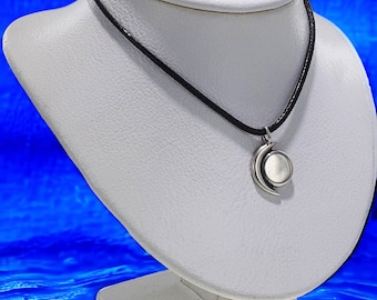 New Moon Necklace-Sterling