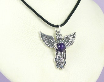 Angel Pendant with Gemstone II