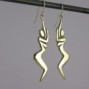 Elation Earrings-Bronze