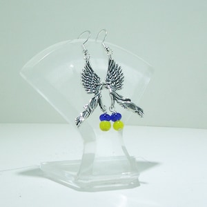Stand with Ukraine Angel Earrings