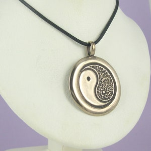 Ying Yang Pendant-Bronze