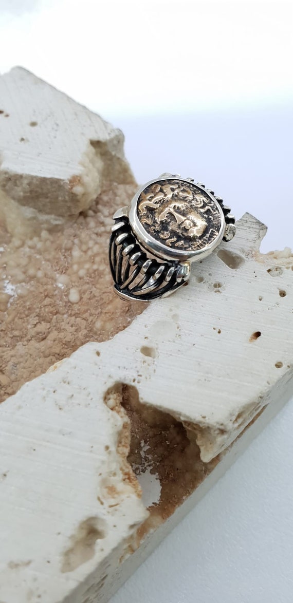 Medusa mens sale ring
