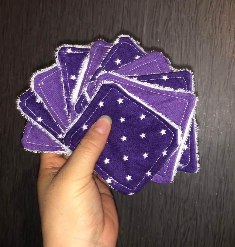 Facial Pads Reusable Cotton Pads Makeup Removal Wipes Toner Etsy