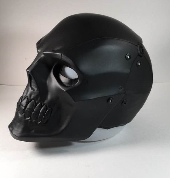 Cosplay Mask Helmet Elastic Straps with Snaps Black