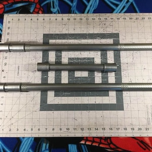 Nightwing Bo Staff: Silver Carbon Fiber, Convention Safe Cosplay Prop
