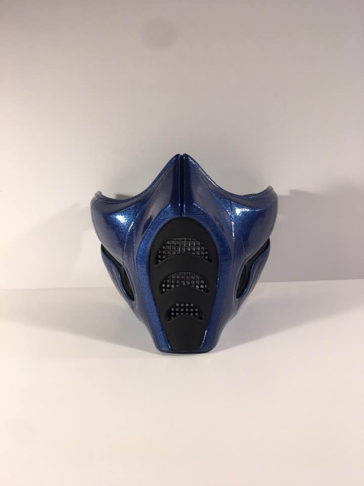 モータルコンバッド　サブゼロ　コスプレマスク　ハロウィーン サブゼロマスク、モータルコンバットのコスプレ、ハロウィンの