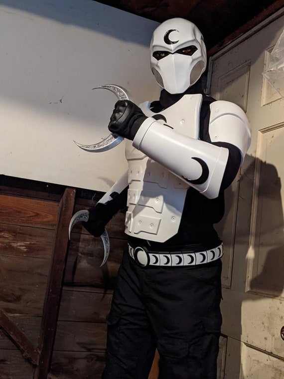 Moon Knight Gauntlets Forearms Cosplay Marvel Adjustable Etsy