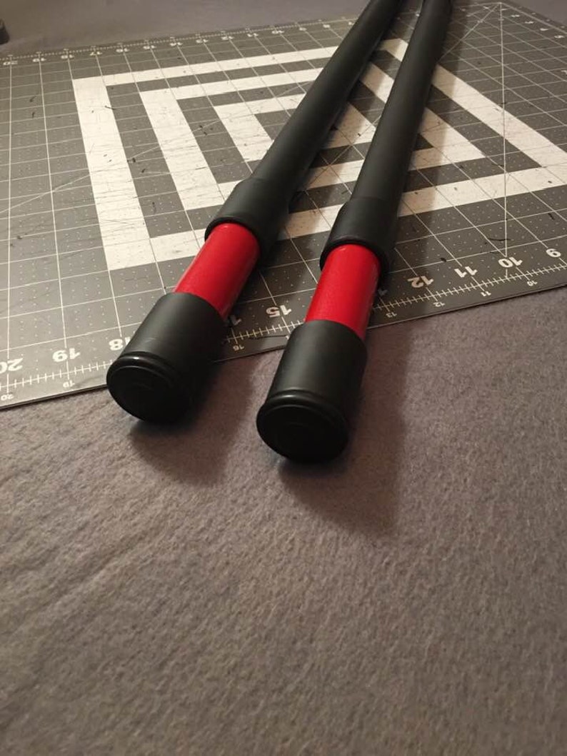 Nightwing 5' collapsible Bo staff/ escrima sticks metallic Etsy