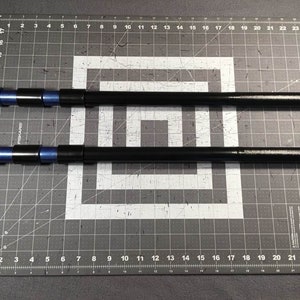 Nightwing COSTUME cosplay Escrima sticks / batons CONVENTION SAFE Nightwing Metallic Blue