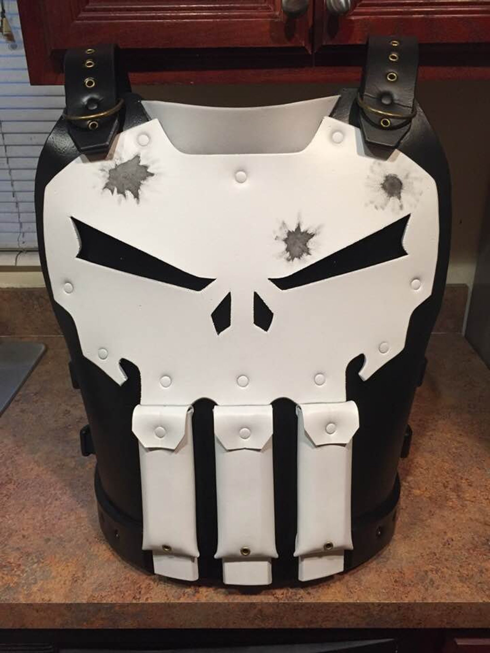 Punisher vest chest armor Marvel costume cosplay tactical Etsy