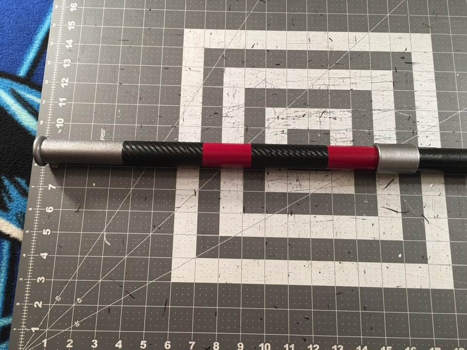 2 mini Bo staffs 38 long each leather grip costume Etsy