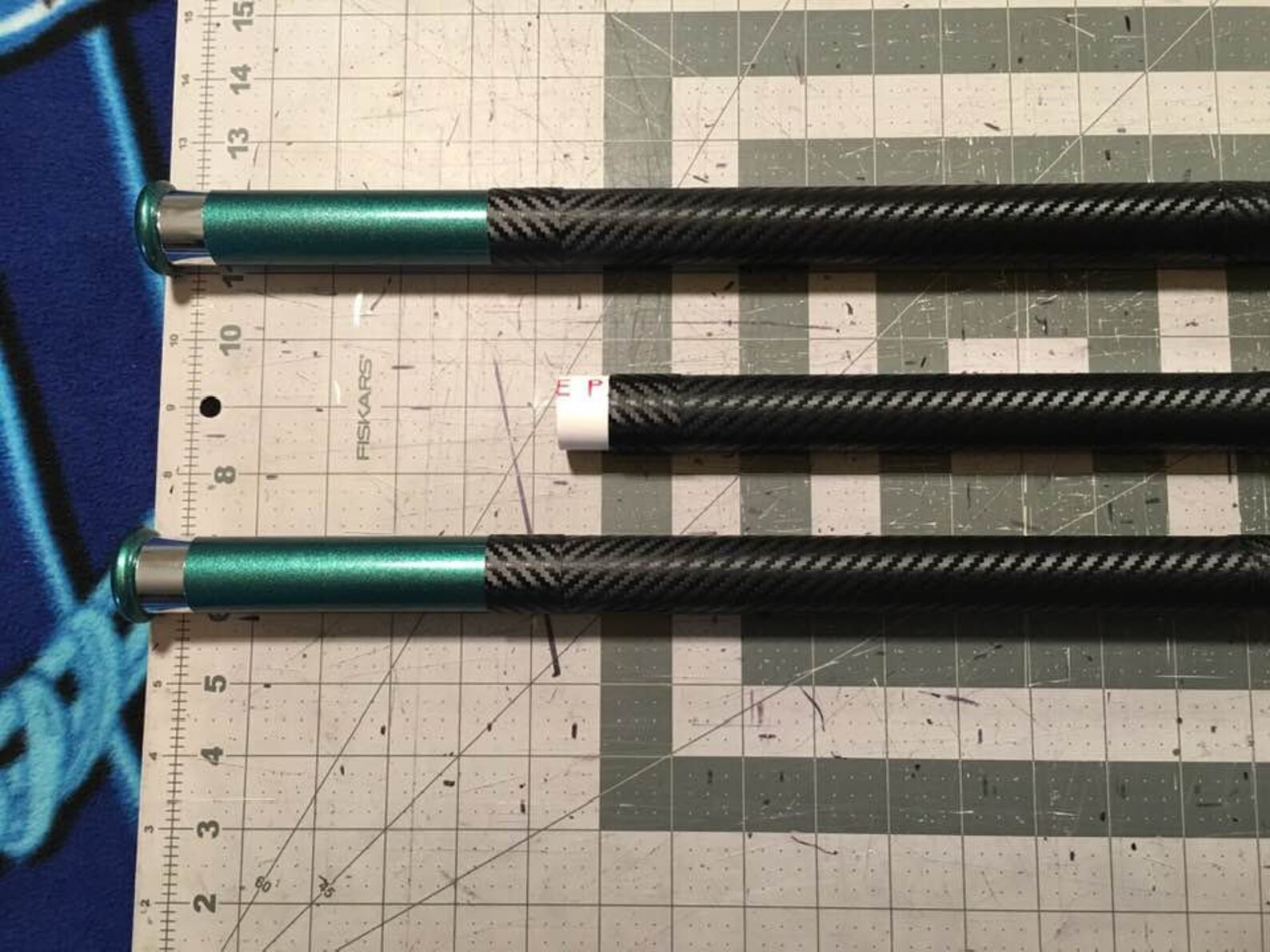 Green Arrow collapsible Bo staff 5.6' long metallic green Etsy