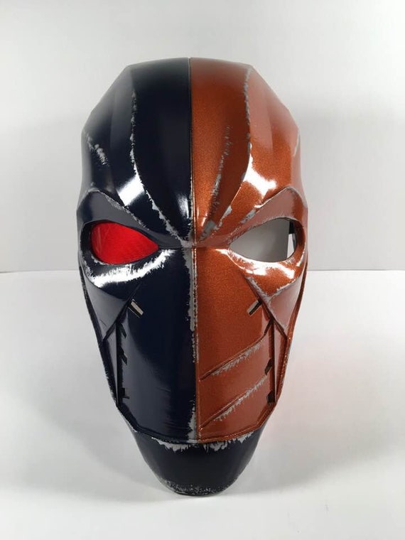 Deathstroke Mask Helmet Arkham Origins Halloween Cosplay Face Mask Masquerade 
