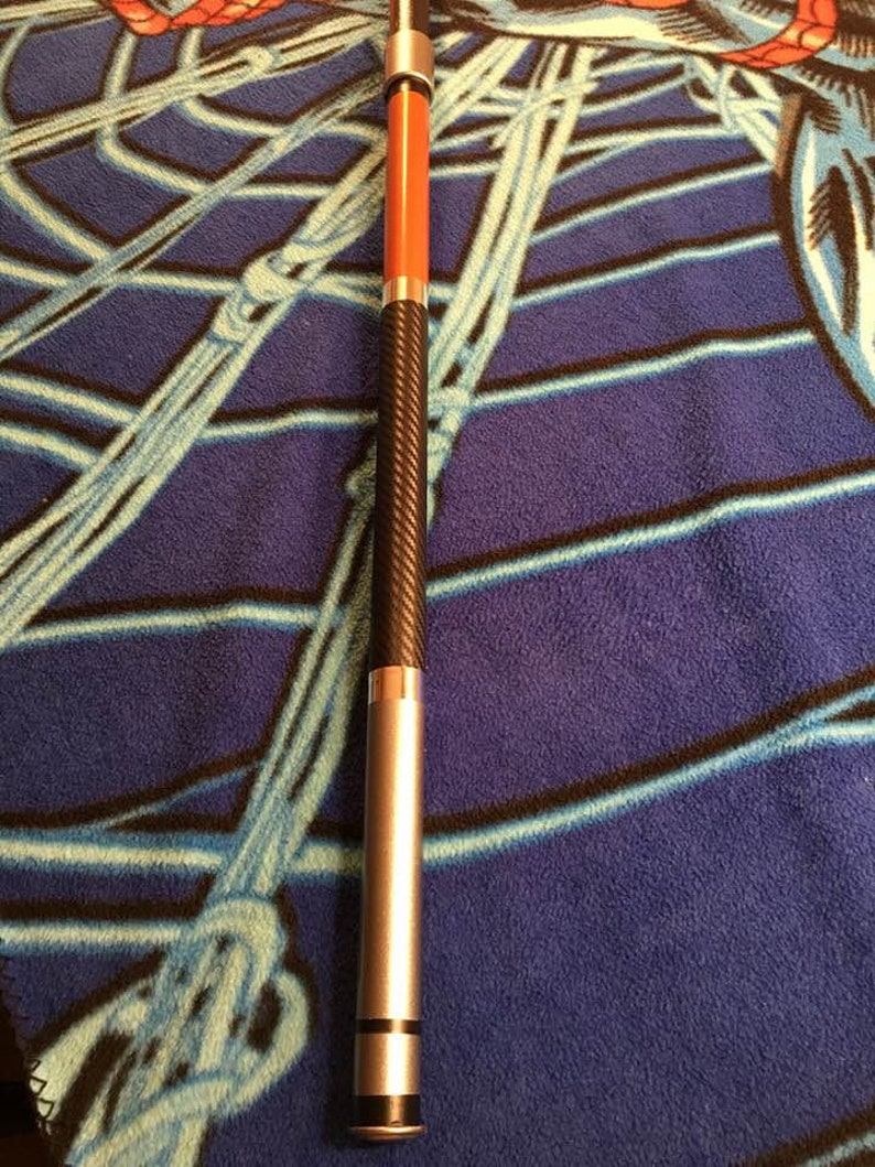 Deathstroke collapsible Bo staff leather grip costume Etsy