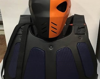 Deathstroke Slade cosplay chest armor and helmet set costume Halloween