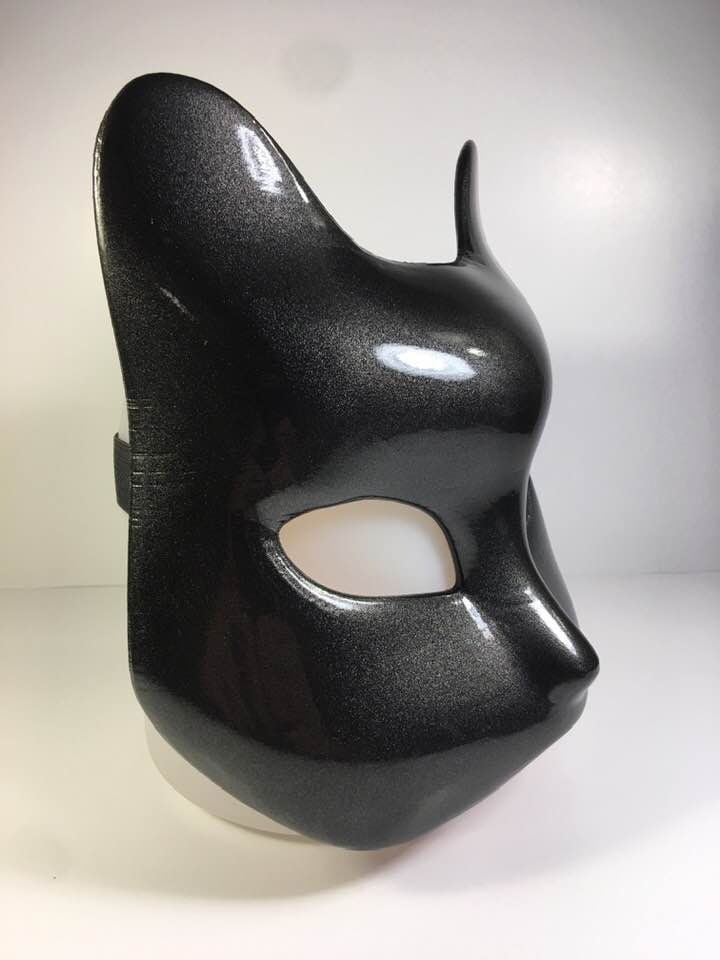 Printable Black Cat Mask – Kudzu Monster