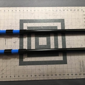 Nightwing COSTUME plastic cosplay Escrima sticks / batons Convention safe Calssic Nightwing blue