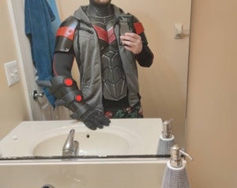 Cosonsen Men's Batman Red Hood Jason Todd Cosplay Costume Halloween Outfits Lot Cosonsen Men's Batman Red Hood Jason Todd Cosplay Costume Halloween Outfits Lot