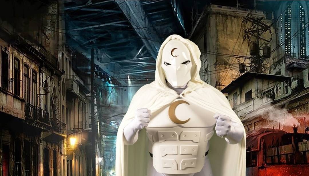 Moon Knight Moonknight 3 Combo Set Chest Armor Mask & Staff | Etsy