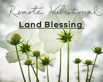 Remote vibrational land blessing