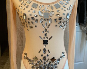 Nude Sheer Bodysuit - Etsy