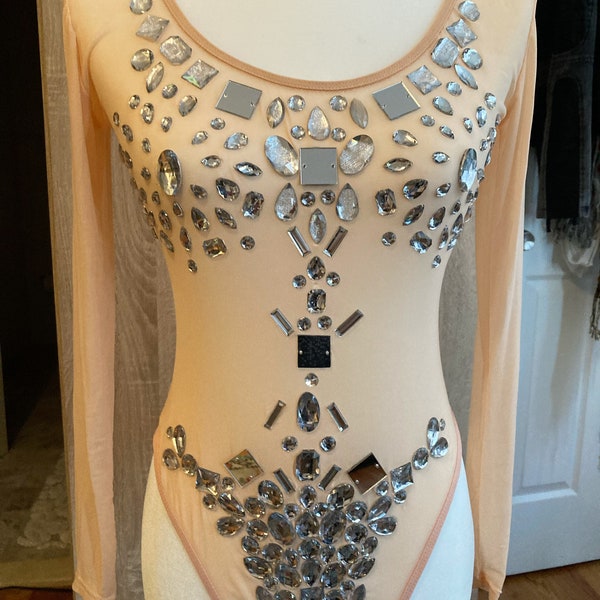 Sheer Nude Catsuit - Etsy