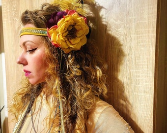 Festival flower headpiece