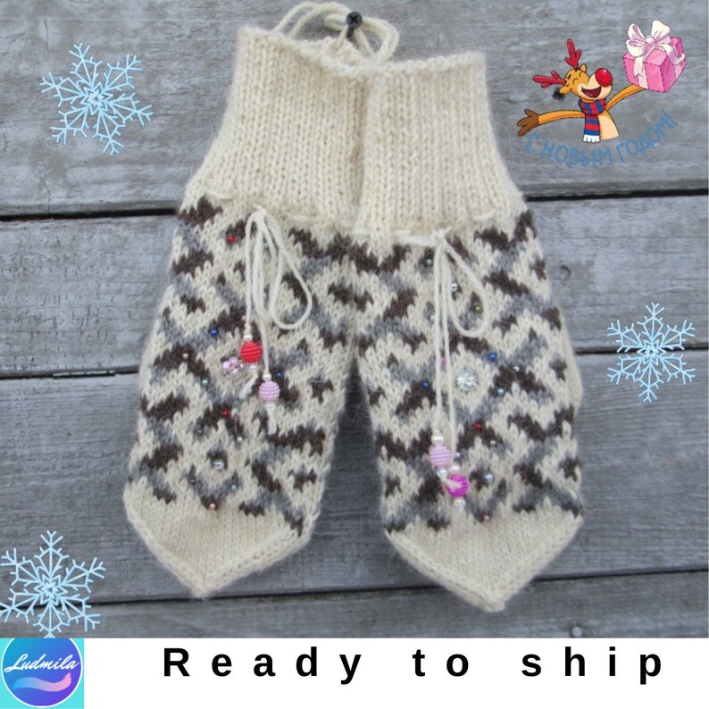 women's wool mittens