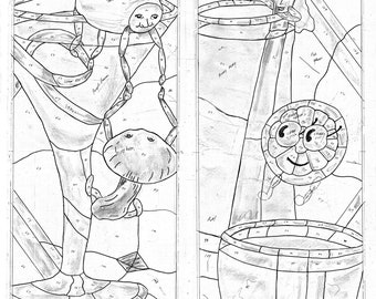 Drinks & garnishments stained glass pattern, Bar Pub Stained Glass Pattern, Beverage stained glass pattern, cocktail stained glass pattern