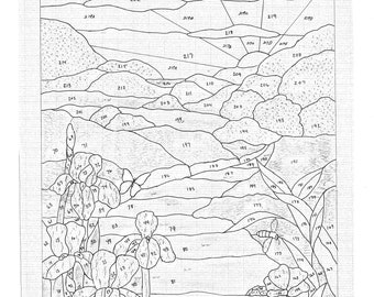 Nature Scene Stained Glass Pattern, Bee Butterfly Frog flower Pattern, Sunrise Stained Glass Pattern, Hills and Stream Stained Glass Pattern