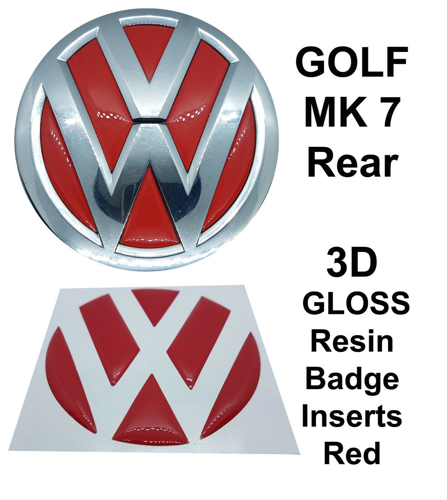 EZM Pin Stripe Lenkrad Aufkleber für VW Golf 7 & MK7.5 Modelle