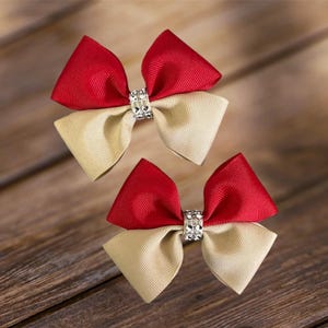 School Hair Bows, Pigtail Hair Bows, Hair Bow Set, Pinwheel Hair Bows, Hair Clips, Ribbon Bows