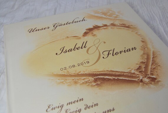 Gästebuch Hochzeit creme/weinrot mit Namen Gästebücher Gästebuch Hochzeit creme/weinrot mit Namen Gästebücher