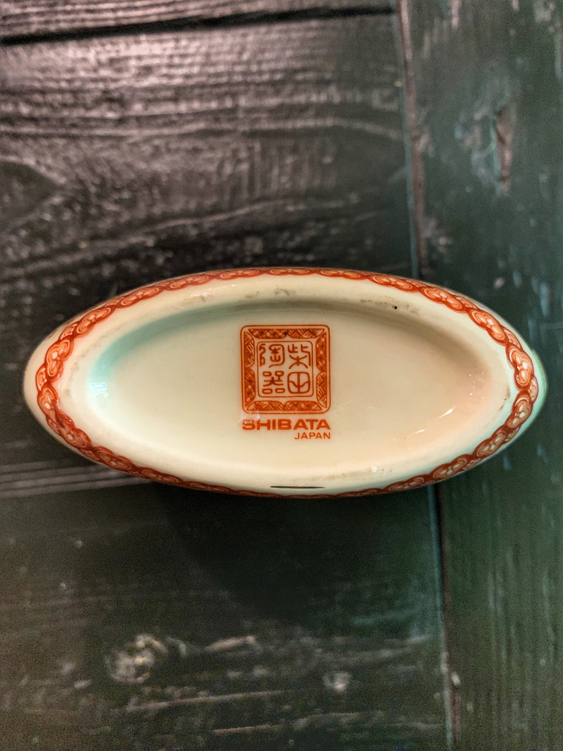 Shibata Japan Porcelain Vase With Birds and Mums Etsy