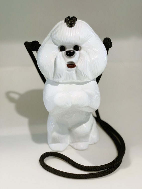 Timmy Woods of Beverly Hills Bichon Frise Purse - image 1