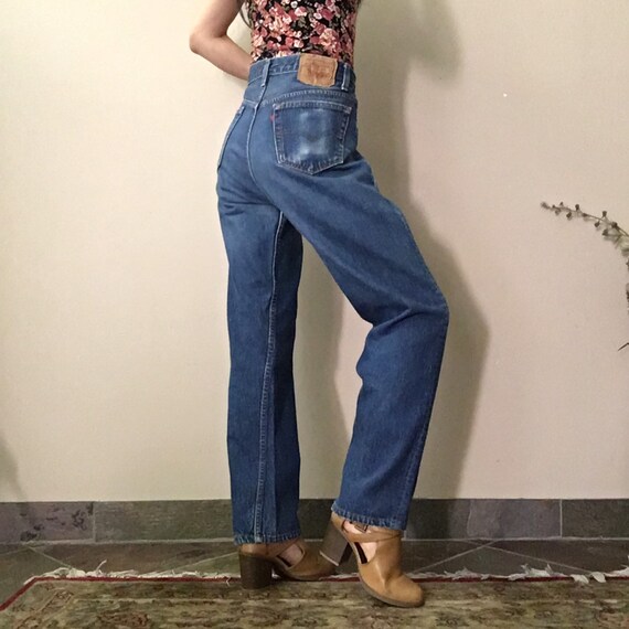 Vintage Levis 501 High Waisted Jeans 