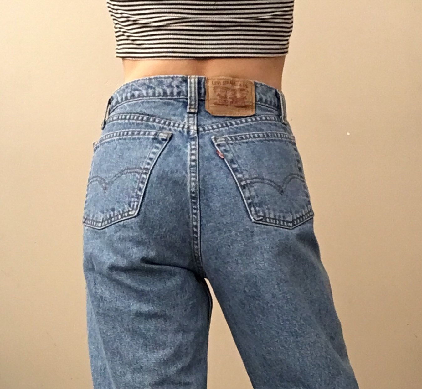 Vintage Levis High Waisted Mom Jeans Size 28 - Etsy