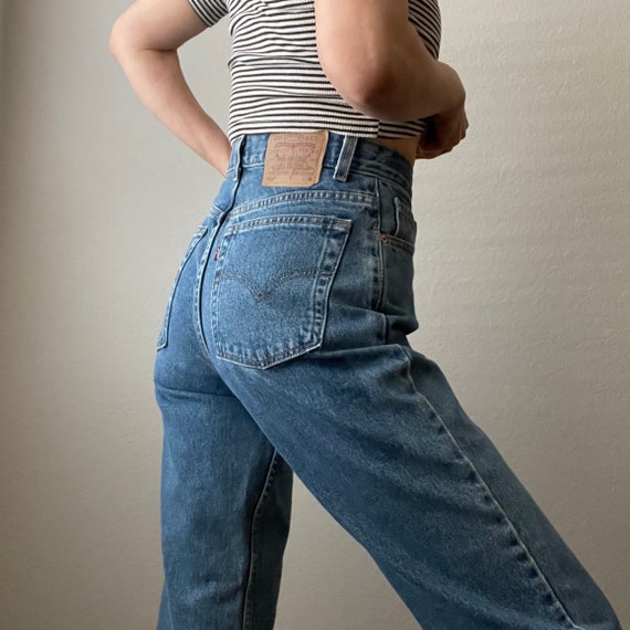 Levi's tapered mom jeans clearance