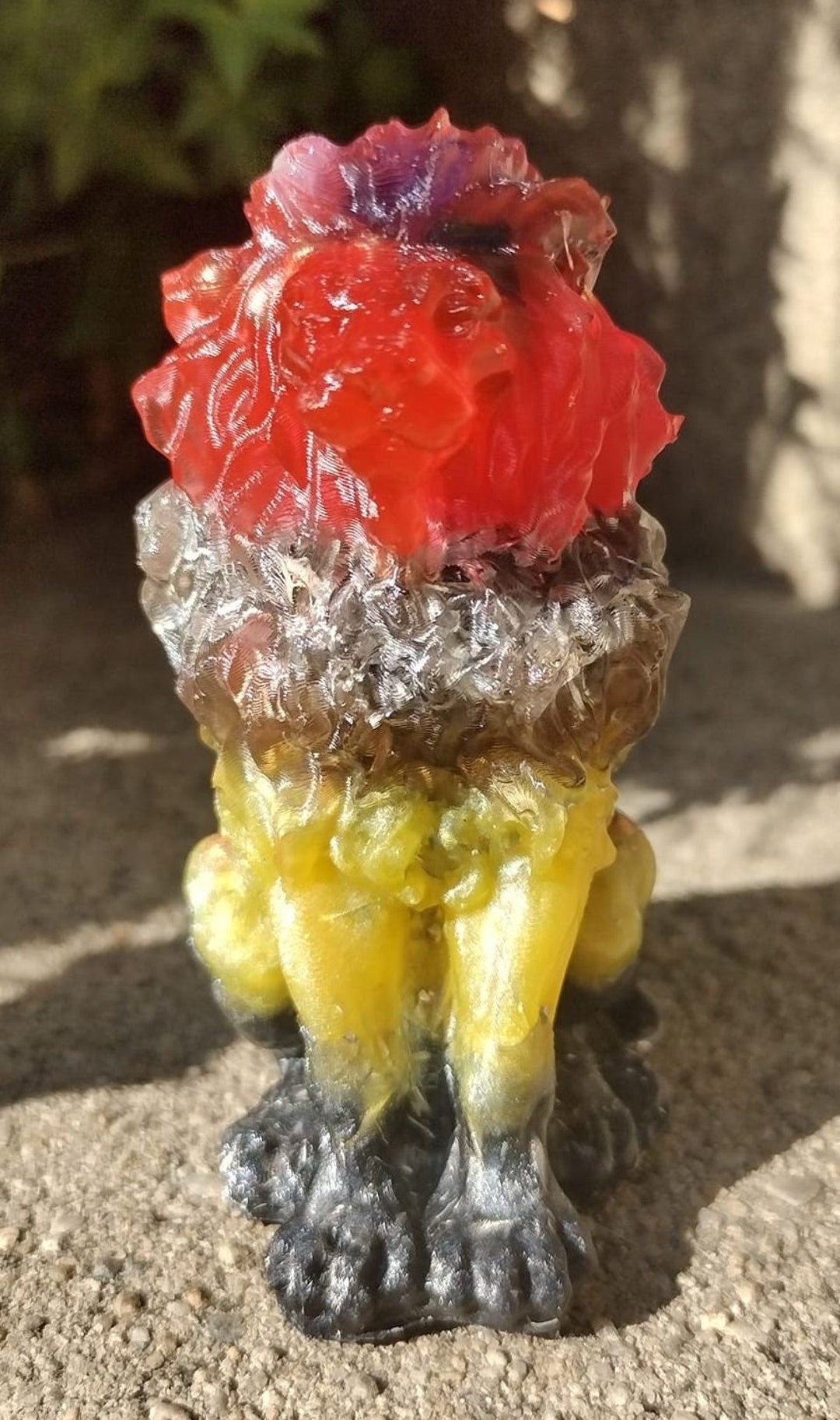 Orgone Energy Rainbow Healing Crystal Lion Amethyst Shungite Etsy