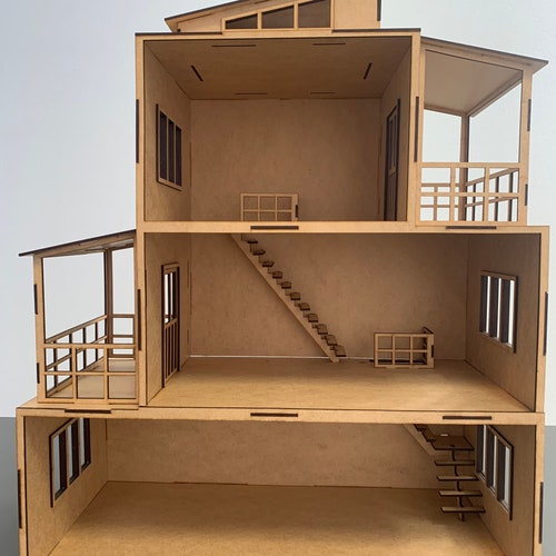 Dollhouse Children Gifts Dollhouse Kit Etsy