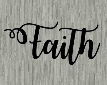 Faith Jesus svg, faith svg, jesus svg, christian svg, cut files for cricut silhouette, dxf, png, eps