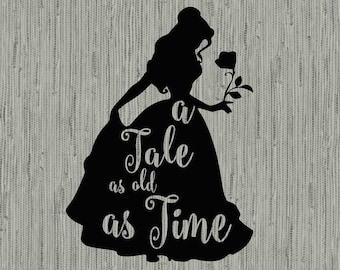 Download Tale as old as time svg | Etsy