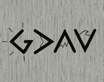 God is groter dan de hoogte- en dieptepunten SVG, christelijke SVG, religieuze SVG, clipart, snijbestanden voor cricut silhouet