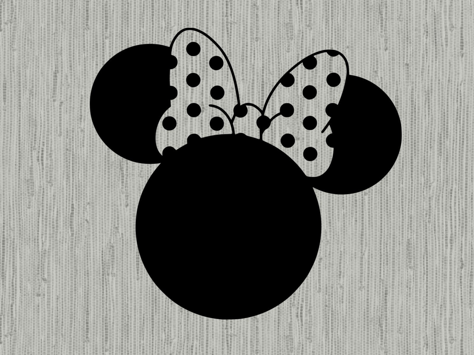 Free Free 179 Minnie Mouse Head Silhouette Svg Free SVG PNG EPS DXF File