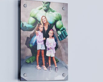 Personalised Direct Print on Acrylic Block Plaque, Photo Print Acrylic Block, Custom Photo Block, Plaque,UV Print