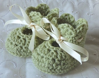 sage green baby grow