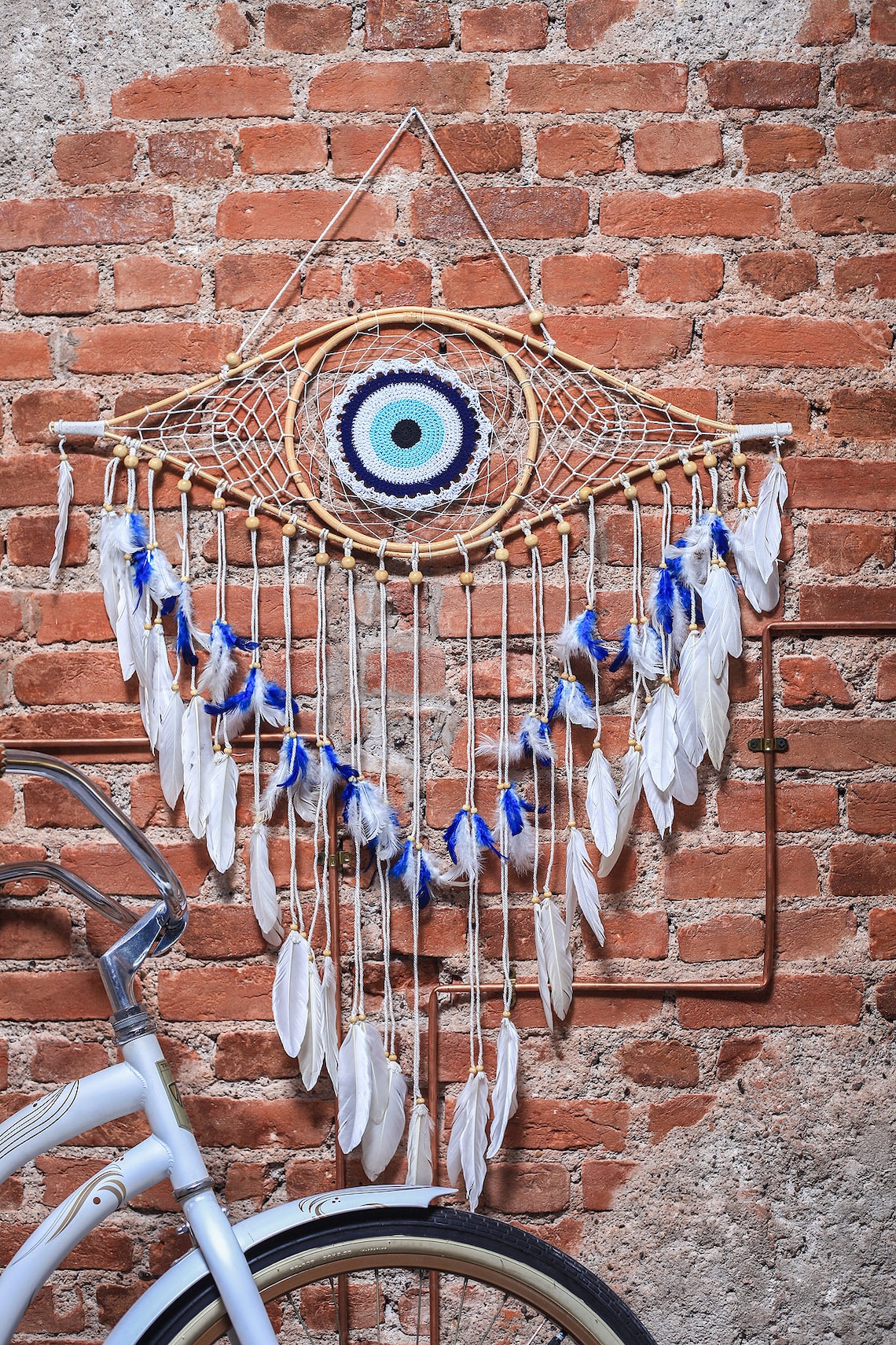 Evil Eye Dream Catcher Handmade Dream Catcher Native Etsy